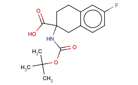 2-(BOC-AMINO)-6-FLUORO-1,2,3,4-TETRAHYDRO-NAPHTHALENE-2-CARBOXYLIC ACID